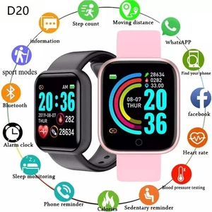 D20 y68 Montres Intelligentes Électronique Sport Smartwatch Fitness Tracker pour Android S - Photo 1 sur 21