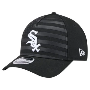 Men's New Era Black Chicago White Sox American Flag 9FORTY M-Crown A-Frame - Picture 1 of 5