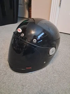 Bell Bullitt Black Gloss Full Face Helmet With Visor Size Medium - Picture 1 of 6