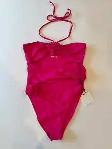Same Los Angeles Rose Cut Out One Piece Swimsuit Size Large - NEW - Picture 1 of 5