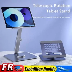 Support de bureau rotatif à 360 degrés, support de tablette pliable et réglable - Photo 1/9