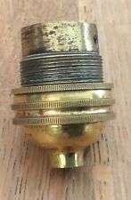 Antique Brass WAS Benson Lamp Bulb Holder Bayonet FITTING ONLY