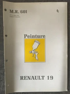 manuel d’atelier MR 601 renault 19 R19 peinture - Picture 1 of 2