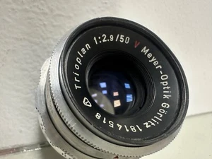 MEYER OPTIK GORLITZ - TRIOPLAN 2.9/50 RED V - ALTIX MOUNT - Picture 1 of 10