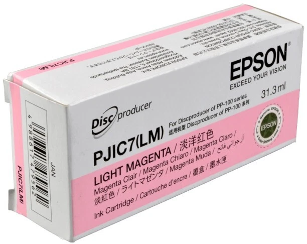 Cartucho de tinta Epson Discproducer PP-100/PP-50 LIGHT MAGENTA (C13S020690) 1 pieza Foto 1 de 1