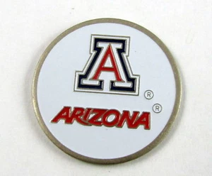 5 NCAA Collegiate Golf Ballmark Ballmarker Ballmark Ballmark Arizona weiß - Bild 1 von 1