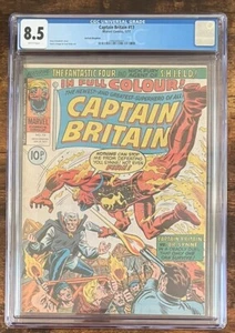 CAPTAIN BRITAIN #13 CGC 8.5 VF+ 1977 UK MARVEL BRONZE AGE - Picture 1 of 2