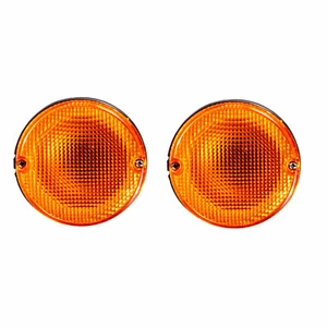 Runde Form Rücklampe Objektiv Set für Ape City Delux Bernstein - Bild 1 von 6