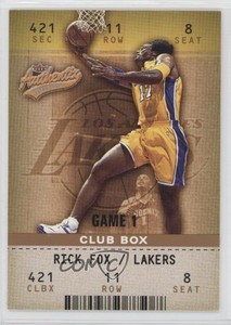 2002-03 Fleer Authentix Club Box /100 Rick Fox #25