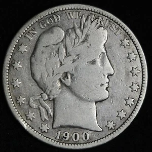 1900-O Barber Silver Half Dollar FINE E260 WYCP - Picture 1 of 2