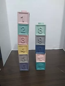 Mini Tudou Baby weiche Bausteine 6m + stapelbar drückbar Zahnstange Floatabl - Bild 1 von 6