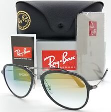 NEW Rayban Aviator sunglasses RB4298 6333Y0 Black Gold Gradient AUTHENTIC 4298