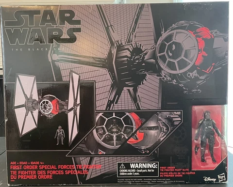 Star Wars Black Series First Order Special Forces Tie Fighter - NEW IN BOX Cover