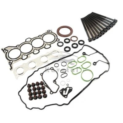 Kit de sellos de junta de revisión de motor G4NB 1,8 L con pernos de cabeza para Hyundai Kia Forte K4 Foto 1 de 4
