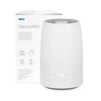 Able Asthma Vapour Mist Humidifier Vapouriser Night Light Silent Operation  - Image 1 of 3