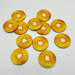 Sonic The Hedgehog Crash Course 12 Damage Tokens 2020 Replacement Pieces Parts - Picture 1 of 1