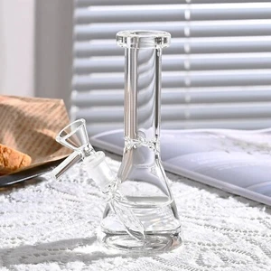 5" Portable Glass Bong Built-in Filter Smoking Water Pipe Bubbler Beaker W/Bowl - Picture 1 of 13