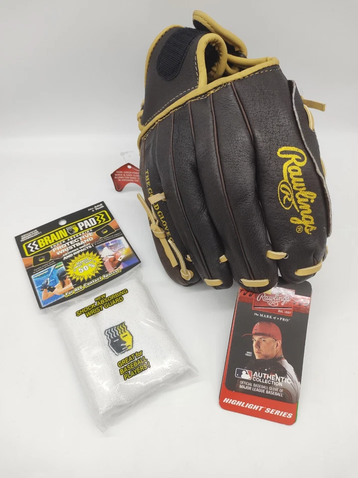 Rawlings Youth Kids Baseball Glove LHT Sure Catch 10.5” Highlight Series H105IBR