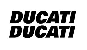 Custom Ducati decals 400mm long qty 2 Black - Picture 1 of 4