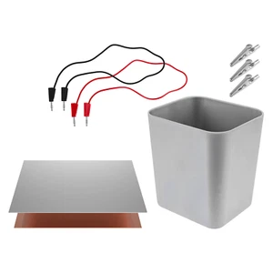 Zubehörset für Badgalvanik - Einsteigerset mit Anoden, Klemmen, Kabeln und Wanne - Bild 1 von 1