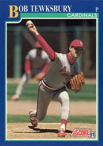 1991 Score #499 Bob Tewksbury - Picture 1 of 2