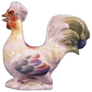 Vintage Meissen Porcelain Funky Chicken Figurine Porzellan Huhn Figur Figure - Picture 1 of 11