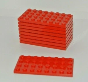 LEGO : Lot 10x Plaque 4 x 8 - Réf 3035 rouge - Set 75252 8157 75913 6397 8654 - Imagen 1 de 1