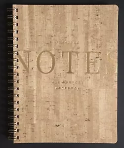 Quaderno Frangia "Note" Spirale Ecopelle Appunti Sughero Ufficio Personale Scuola - Foto 1 di 6