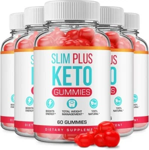 (5 Pack) Slim Plus Keto ACV Gummies - Official - Keto Slim Plus ACV Advanced... - Picture 1 of 7