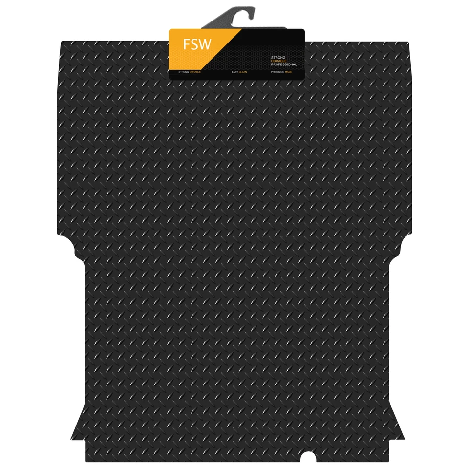 Fits Peugeot Partner Van 1996-2008 3MM Rubber Heavy Duty Van Rear Floor Mat - Image 1 of 4
