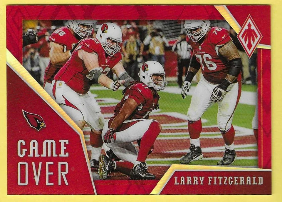 2020 Phoenix Red Prizm Game Over Larry Fitzgerald Cardinals 144/299 - Image 1 of 1