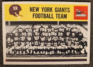 1964 Topps NY Giants Football Team Karte #125 kostenloser Versand YA Tittle EX. - Bild 1 von 3