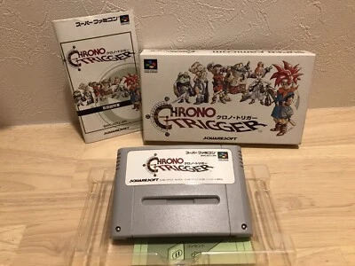 Chrono Trigger Super Famicom Japan SFC Nintendo SNES with Manual, Box - Image 1 of 4
