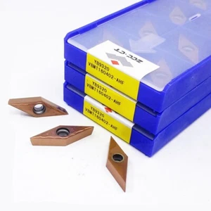 Herramientas de corte VBMT160402-AHF YB9320 ZCC hoja insertos de carburo originales 10 piezas - Imagen 1 de 2