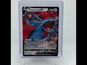 Pokémon TCG Salamence V Darkness Ablaze 143/189 Holo Ultra Rare - Picture 1 of 6