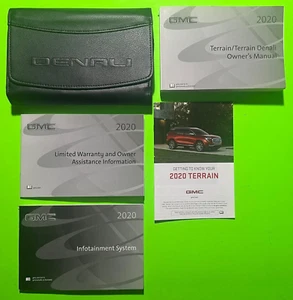 2020 GMC TERRAIN / TERRAIN DENALI Factory Owners Manual Set w/ NAV & Case *OEM* - Picture 1 of 10