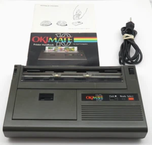 Atari Vintage Original Color Okimate 10 Printer By Okidata Works New B/W Ribbon - Picture 1 of 13