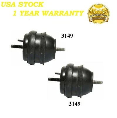 2 PCS FRONT LEFT & RIGHT MOTOR MOUNT FIT 2005; 2010 Cadillac STS 3.6L & 4.6L - Image 1 of 3