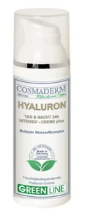 (538 EUR/l) Cosmaderm - Hyaluron 24h Intensiv Creme (Greenline), 50ml - Bild 1 von 1