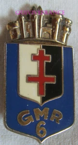 IN20093 - INSIGNE Groupement des Moyens Régionaux N° 6, muraille lisse, bleu - Bild 1 von 2