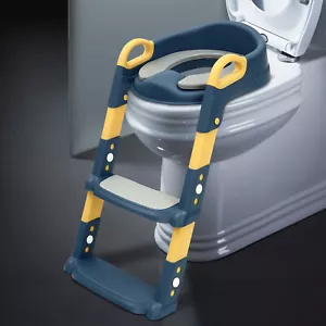 Kinder Toilettensitz Toilettentrainer mit Treppe WC Sitz Lernt?pfchen DHL - Bild 1 von 23