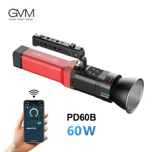 GVM PD60B 60W Handheld LED Pocket Video Light Bi-Color 2700K-6800K APP Control - Picture 1 of 17