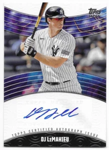 2024 Topps Edición Japón Auto DJ LeMahieu #14/70 (JEA-DL) Yankees - Imagen 1 de 2