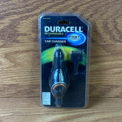 Duracell FD4104 Rechargeable Fast Car Charger For Apple iPhone & iPad, iPod - Image 1 of 4
