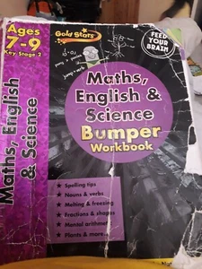 Math ,English, Science workbook for 7-9years - Picture 1 of 1