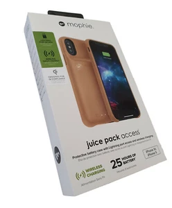 Mophie iPhone X / XS Juice Pack Access Charging Cover Case - Gold - Picture 1 of 4