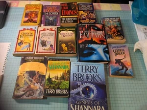 Lot 13 Mixed Fantasy Book David Eddings/Terry Brooks/Andre Norton, Mccaffrey - Picture 1 of 12