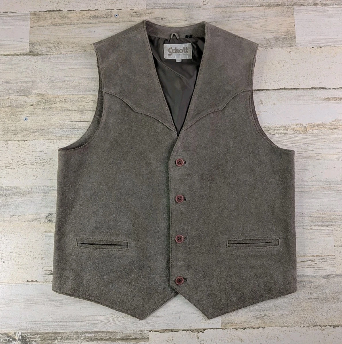 SCHOTT Leather Outer Shell Vests for Men for Sale | Shop New