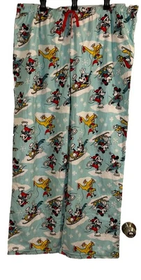 Disney Adult HolidayMickey Mouse Fleece Sleep Pajama Lounge Pants Size 2XL NWT - Image 1 of 4