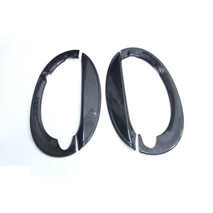 Carbon Look Interior Door Handle Frame Panel Cover Trim for Mini Cooper R50/2/3 - Foto 1 di 2